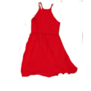 Sequin Hearts Vibrant Red Casual Dress